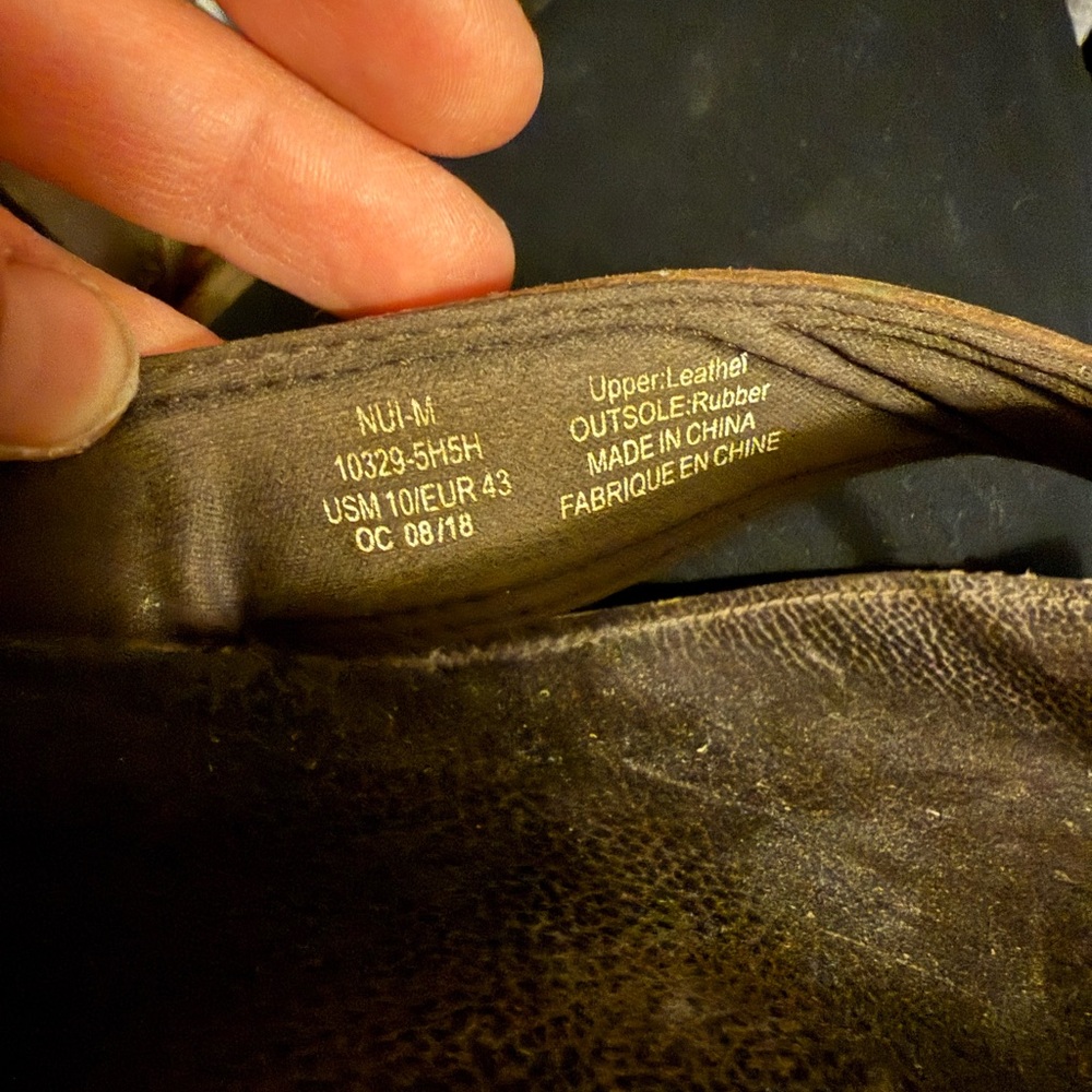 Men's Brown Leather Olukai Sandals - Picture 3 of 3